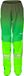 AGU Commuter Impact - Regenbroek - Fietsbroek - Hi-vis Neon Groen - Waterdicht - Met Heup- en Kniebescherming - Reflecterend - Inclusief Overschoenen - Unisex - L