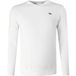 Lacoste Pull Col V Coupe Régulière Blanc Uni