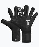 T1TAN Legend 1.0 Black-Out Gants de gardien de but Adultes & Jeunes - avec protection des doigts - Taille 9