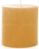 Spaas Kaars rustiek d7h7 cm zandkleur