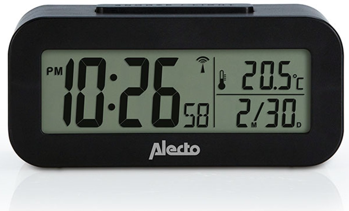 Alecto alarm klok met thermometer