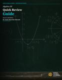 Algebra III Quick Review Guide — Parent and Adult Edition