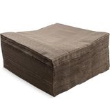 Hanglamp Morigami Hanglamp ser42207313 Collection, servet 40 x 40, 2-laags, 1/4 vouwen, 100 servetten, 2-laags uni met rand, chocolade