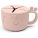 Done By Deer Tasse à collation Peekaboo Raffi Cipria 100% Silicone Alimentaire