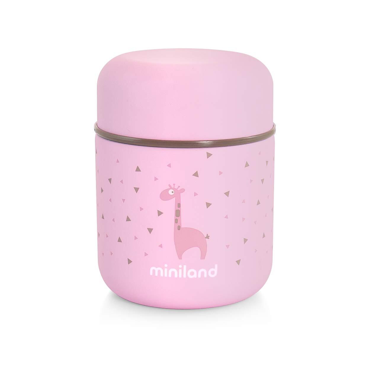 Miniland Silky food Thermo minicontainer pink 280ml