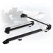 VEVOR Skiboard Snowboard Dakdrager voor maximaal 6 paar ski's / 4 snowboards, afsluitbare skidakdrager met rubberen bekleding, skihouder voor de meeste dwarsbalken met sleuven (715 mm laadbreedte)