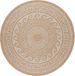 SchönesWohnen24 Ayyildiz Buitenkleed COMILLA, beige, rond, 200 cm