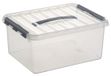 Sunware Q-line boîte de rangement 15L transparent Métal