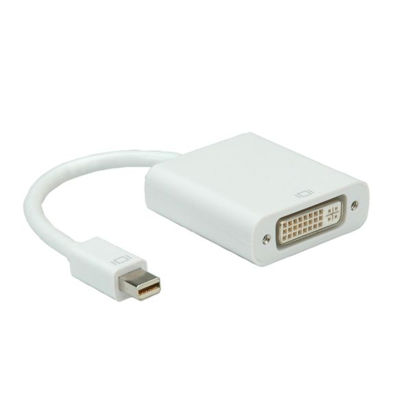 ROLINE Mini DisplayPort-DVI Adapter, Mini DP M - DVI F - 7611990189397