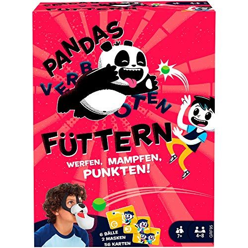 Mattel Games GRF95 - Panda's voeden (verboden) kinderspel - Vanaf 7 jaar