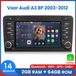 Merkloos Awesafe Autoradio - Geschikt Voor Audi A3 8P 2003 t/m 2012 - 2GB+64GB - Draadloos Carplay Android Auto - GPS RDS Bluetooth - Navigatie