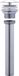 Duravit 0050241092 Slotted Bath Drain, chroomkleurig
