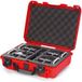 Nanuk 910 Case with Foam insert for 4 GoPro Hero 9 and 10 - Red