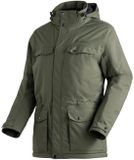 Maier Sports Hooded Jacket Knuth Men's Green Polyester Waterproof Breathable PFC Free Size 52