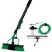 Hammersmith AquaClean Deluxe Brosse à eau - Télescopique 3,6 m - Raccord tuyau d'arrosage - Fenêtres/Panneaux solaires