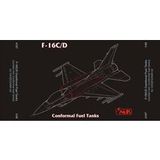 Hasegawa F-16C/D - Conformal Fuel Tanks