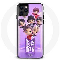 Maniacase Hoesje voor Iphone 12 Pro Max BTS TinyTAN Animatie Poster RM Jin Suga J-Hope Jimin Jungkook Et V
