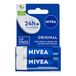 Nivea Original verzorgende lippenstift met sheaboter, verpakking van 2 stuks, 4,8 g