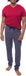 Mey Heren pyjama Tie Minimal donkerblauw / rood