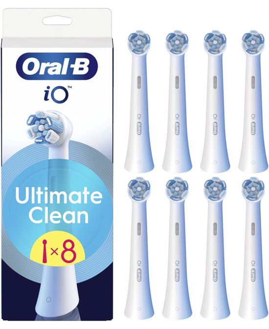 Oral-B iO Ultimate Clean Wit (8 stuks) - 8700216778435