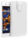 mumbi Sony Xperia XA1 hoes echt leder beschermhoes wit