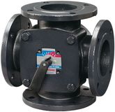 GROHE ESBE 4-weg flensmenger 4F, DN65, Kvs90, Flens PN6, 11102000