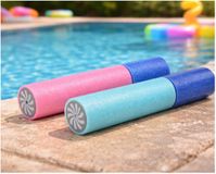 Eddy Toys Waterpistool van foam 15 cm - Blauw