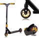 Lionelo Whizz Stunt Step - 110mm Wheels - 100KG - Black/Orange/Gold