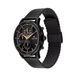 Tommy Hilfiger Stewa 44 mm Zwart Heren Polshorloge Analoog Quartz Mineraalglas Staal Mesh