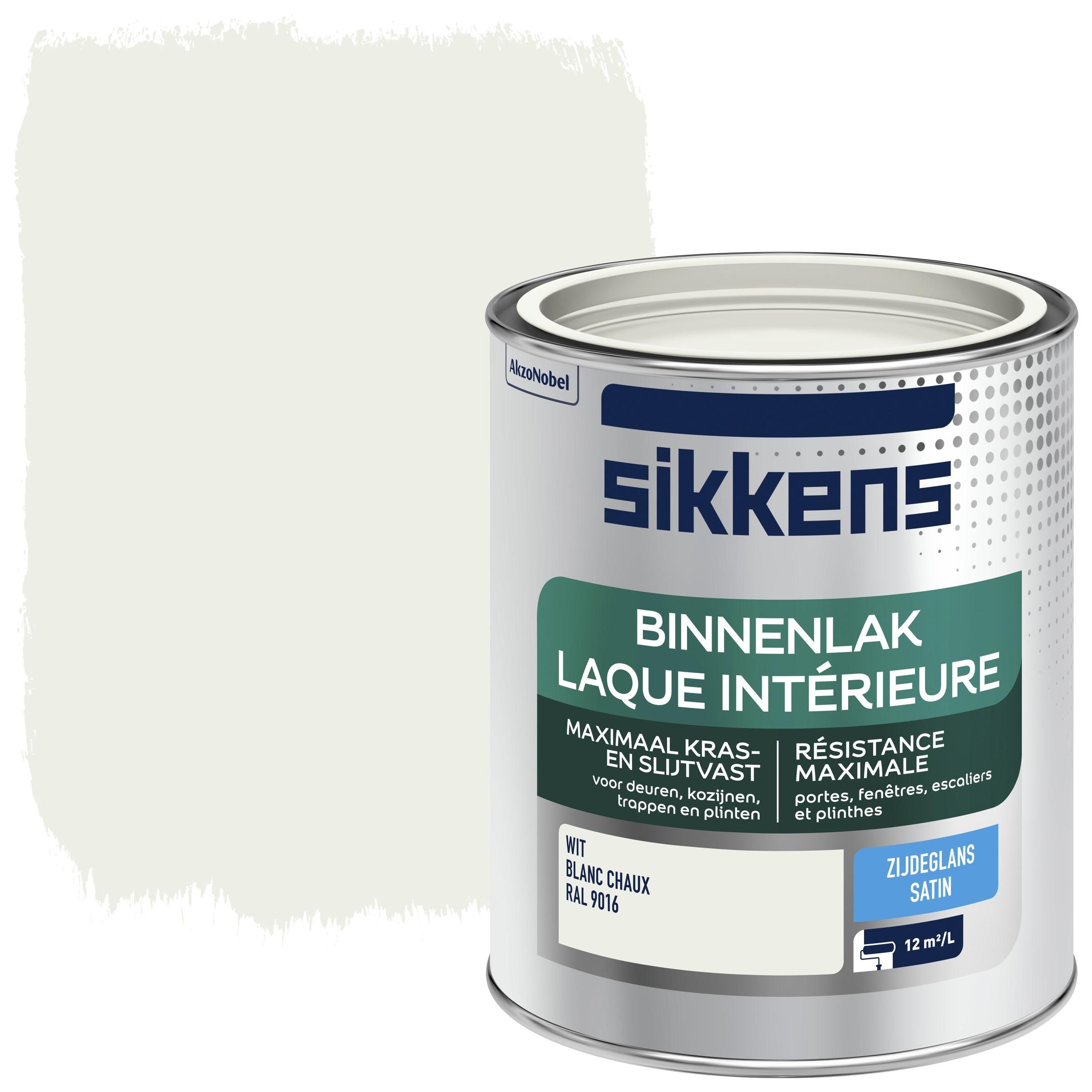 Sikkens binnenlak RAL 9016 zijdeglans 750 ml