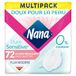 Nana Ultra Regular Plus PureSensitive maandverband met vleugels - regelmatige stroom - 72 maandverband in afzonderlijke zak