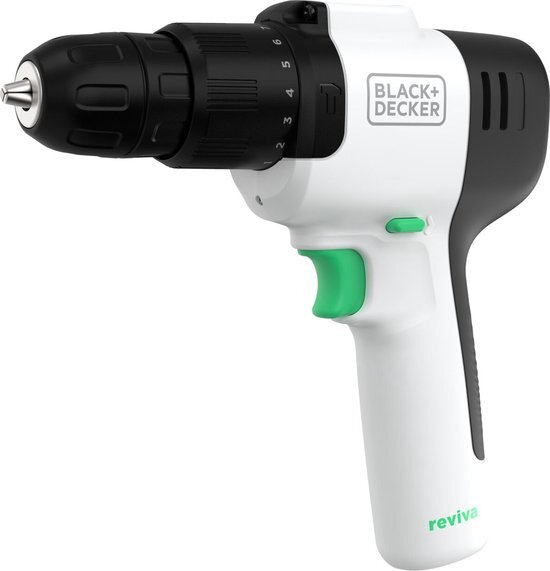 BLACK+DECKER REVHD12C-QW Reviva™ schroefklopboormachine - 12V - duurzaam