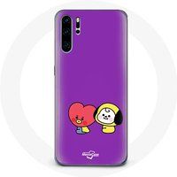 Maniacase Etui voor Huawei P30 BTS Bangtan Sonyeondan BT21 Tata V Chimmy Jimin