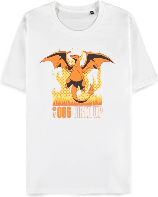 Difuzed Pokémon - Charizard - White Men's Short Sleeved T-shirt