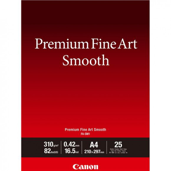 Canon FA-SM 2 Premium FineArt Smooth A 4, 25sheets, 310 g