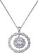 ALVINA Orphelia ZH-4514 - Ketting met hanger - Zilver 925 - 45 cm - Zirkonia