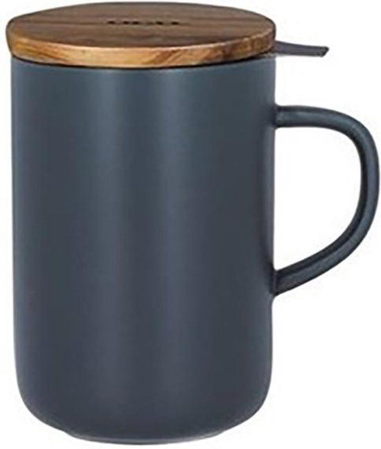 OGO Living Theemok met zeef en deksel - Blauw 475 ml