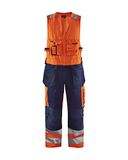 Blåkläder Amerikaanse overall High Vis 2653-1804 - High Vis Oranje/Marineblauw - D108