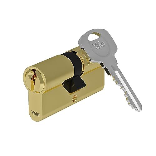 Yale 500 Plus Serie Euro-profielcilinder - Dubbel - 45/50 - Gepolijst Messing