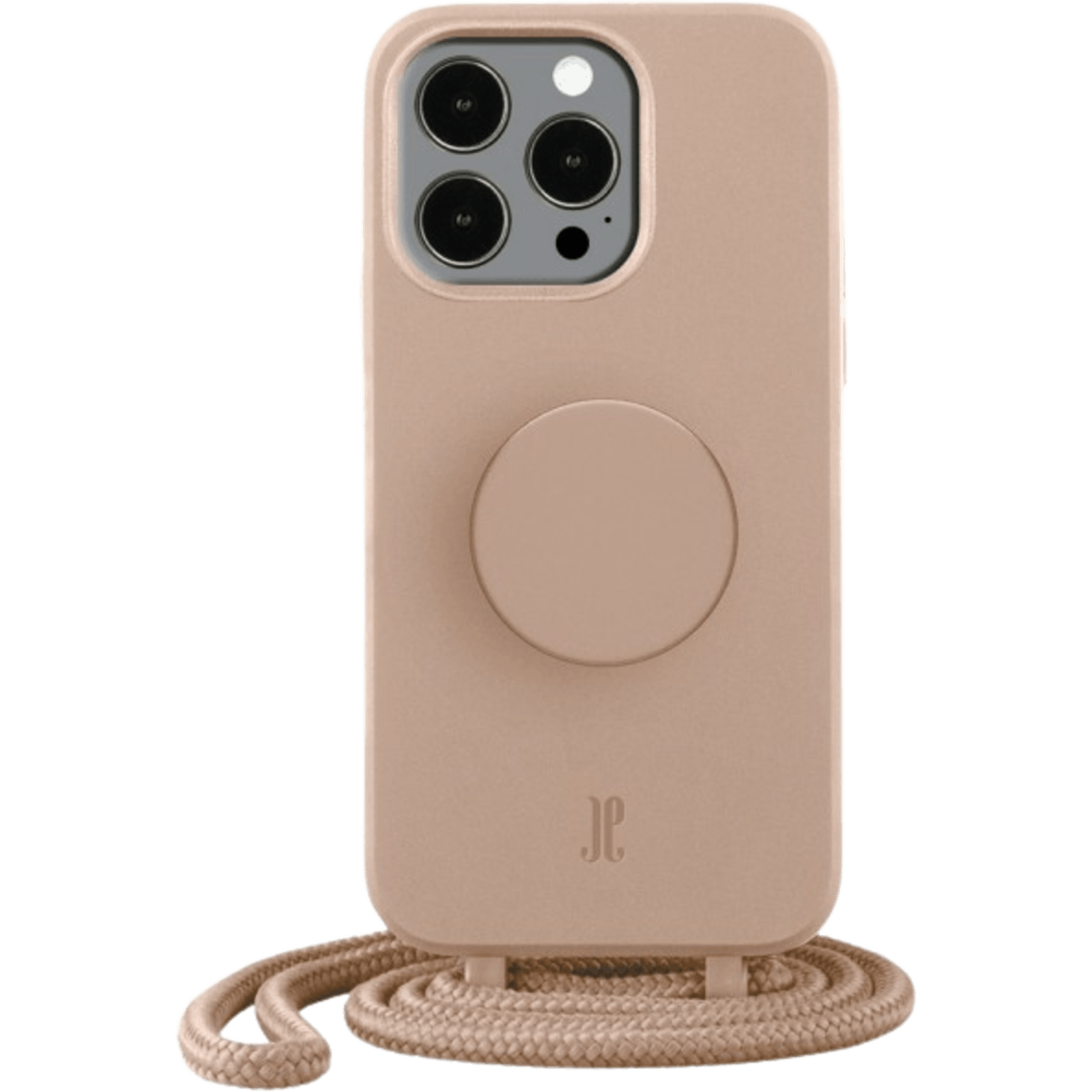 iPhone 13 Pro Max Siliconen Popsocket Hoesje Met Draagkoord Smartphone