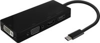AISENS A109-0679 USB grafische adapter 3840 x 2160 Pixels Zwart