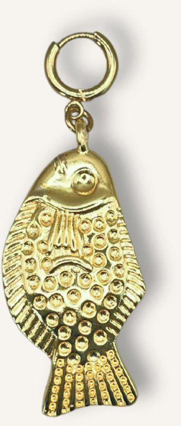 BONNIE STUDIOS Big Fish Gold Pendant Sieraden Dames - Goudkleurig