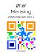 Wim Mensing Pinturas de 2015