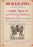 MICROGRAPHIA (Edizione Italiana): Ovvero alcune Descrizioni Fisiologiche di Corpi Minuti, realizzate mediante Lenti d’Ingrandimento, con Osservazioni e Indagini su di essi.
