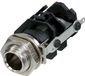 Rean AV RJ3VM-S-CON Jackplug 6.35 mm Bus, montage vertical Nombre de pôles : 3 Stéréo Noir 1 pièce(s)