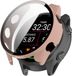 Strap-it Garmin Forerunner 570 - 42mm Hard case hoesje met screenprotector glas (zalm roze)
