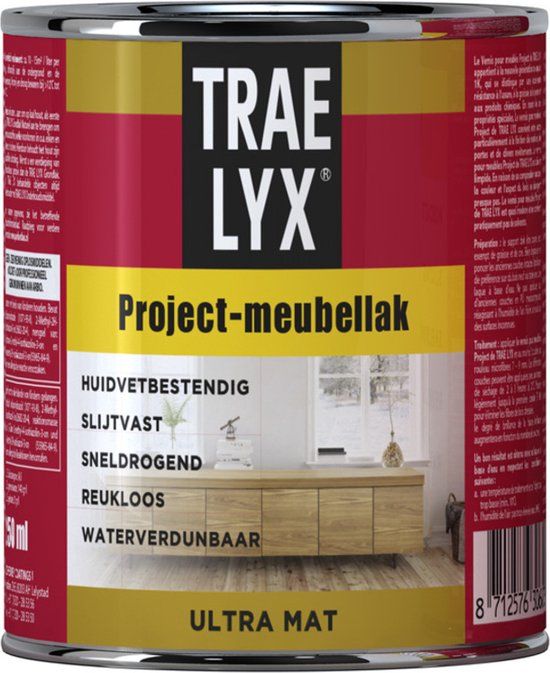 Trae Lyx Project Meubellak Ultra-Mat 750ML - Blank