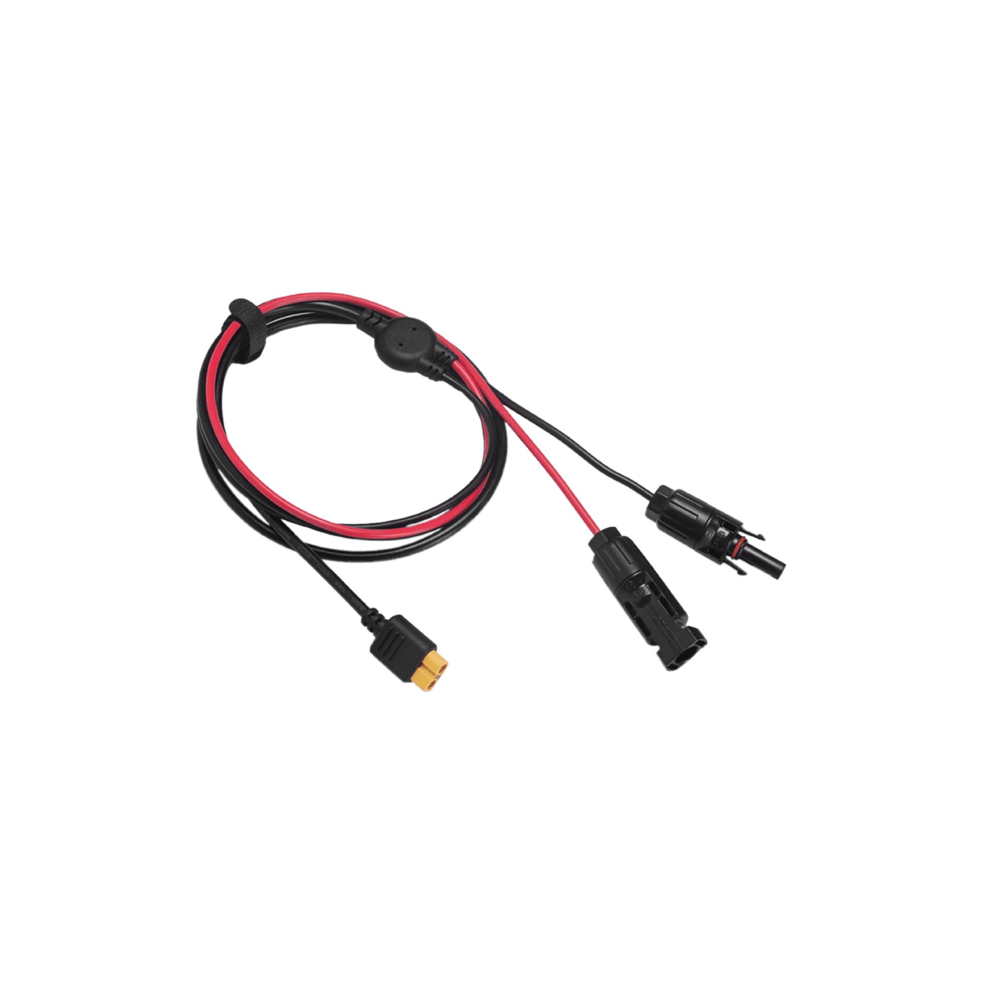 EcoFlow Solar naar XT60i Oplaadkabel - 3.5m - Zwart/Rood