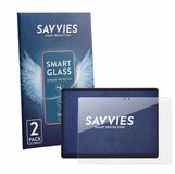 Savvies 2 Stuks Screenprotector - Geschikt voor Chuwi Hi10 Max 2-in-1 - Beschermfolie Glas Transparant