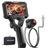 Ralcam Endoscoopcamera met licht, 360° beweegbare kop, 5 inch HD-scherm, IP67-inspectiecamera